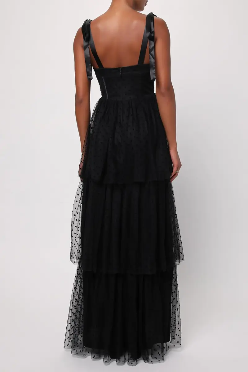 Lulus Billie Cutout Maxi Dress | Elegant Black Formal Gown, Large - view 2