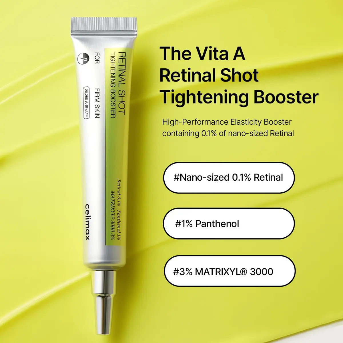 celimax The Vita A Retinal Shot Tightening Booster Duo Set 30ml (1 fl.oz x 2) | Advanced Retinal for Smoother, Firmer Skin - view 2