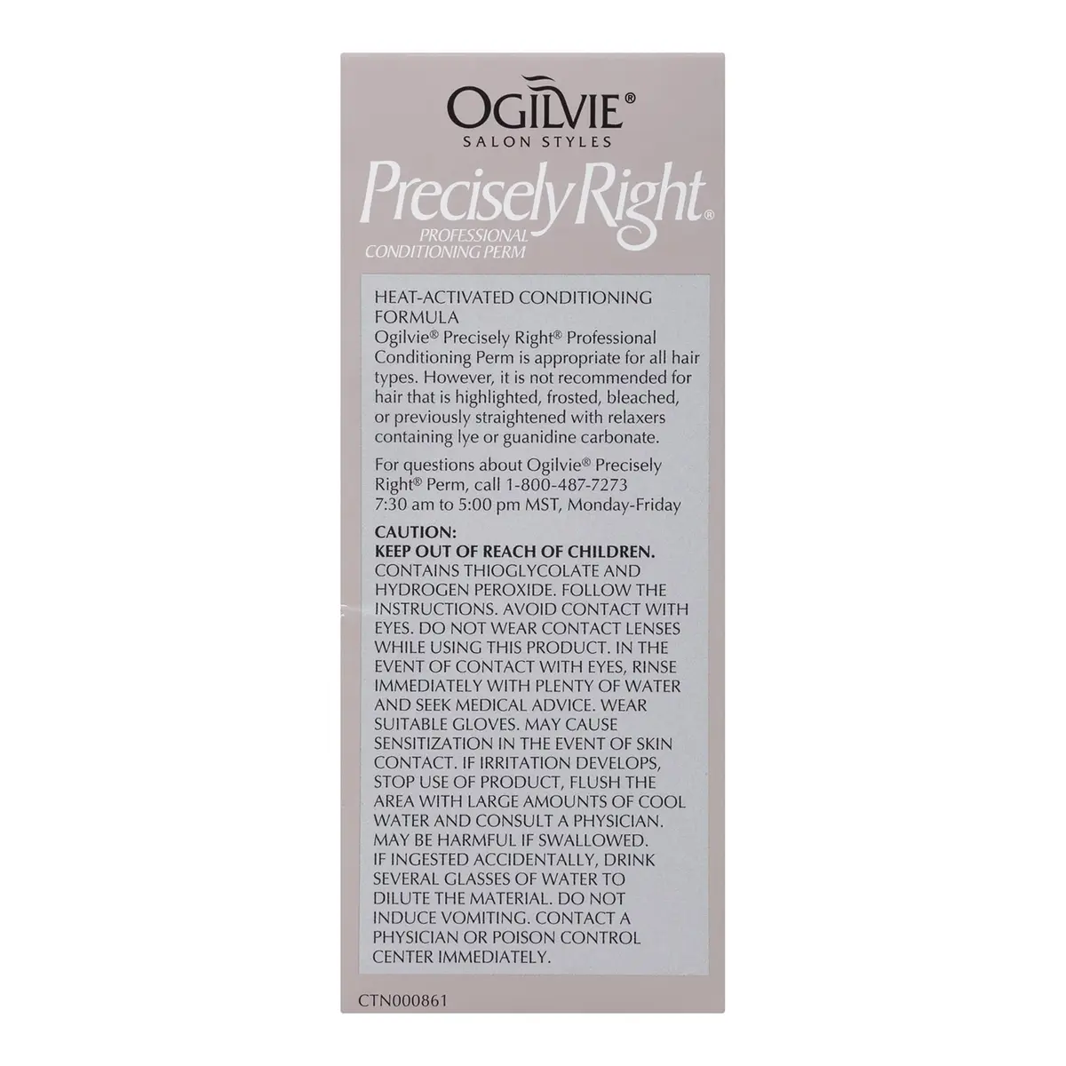 OGILVIE Precisely Right Professional Conditioning Perm Kit for Men & Women | Color-Treated, Thin, Delicate Hair | Heat-Activated, Drip Guard (100-120c) - view 5