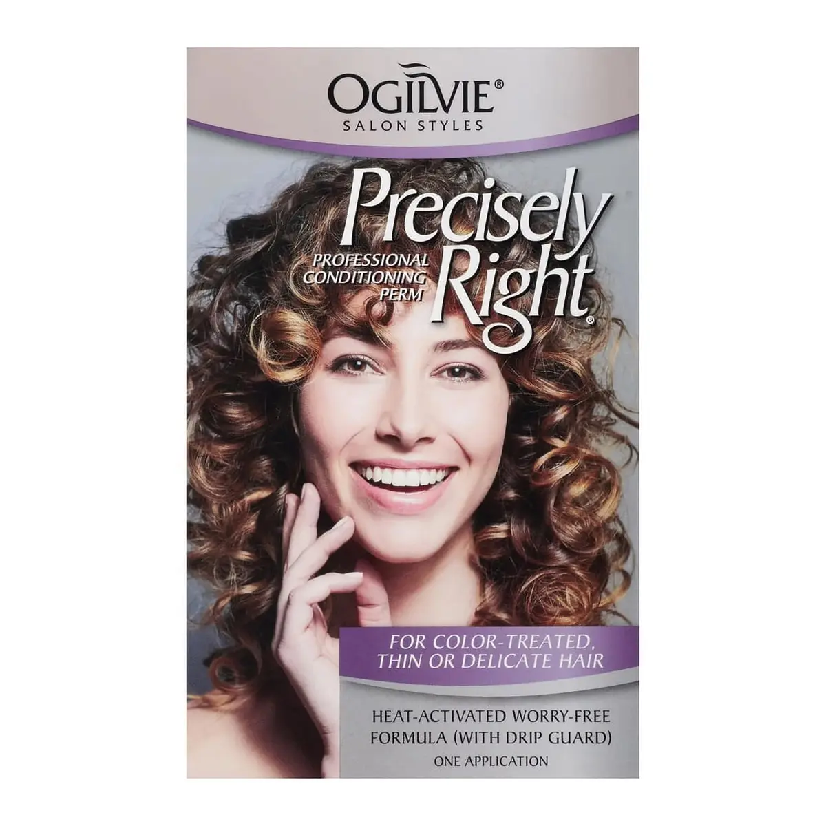 OGILVIE Precisely Right Professional Conditioning Perm Kit for Men & Women | Color-Treated, Thin, Delicate Hair | Heat-Activated, Drip Guard (100-120c) - view 2