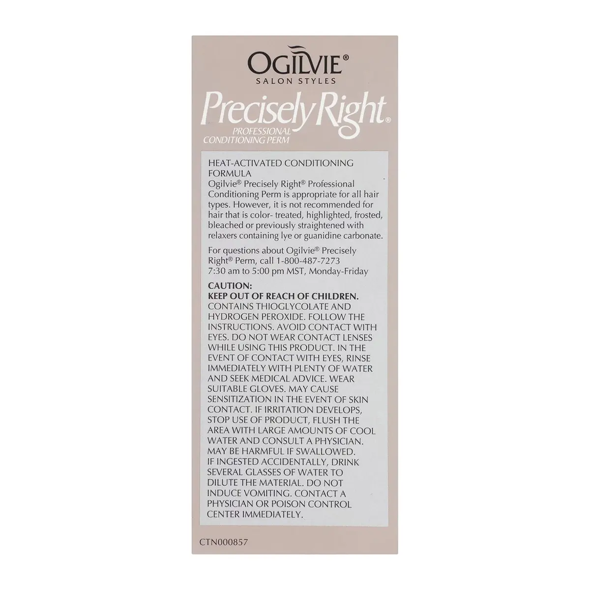 OGILVIE Precisely Right Professional Conditioning Perm Kit for Men & Women 4 Pc | Heat-Activated, Drip Guard, Color-Safe - view 5