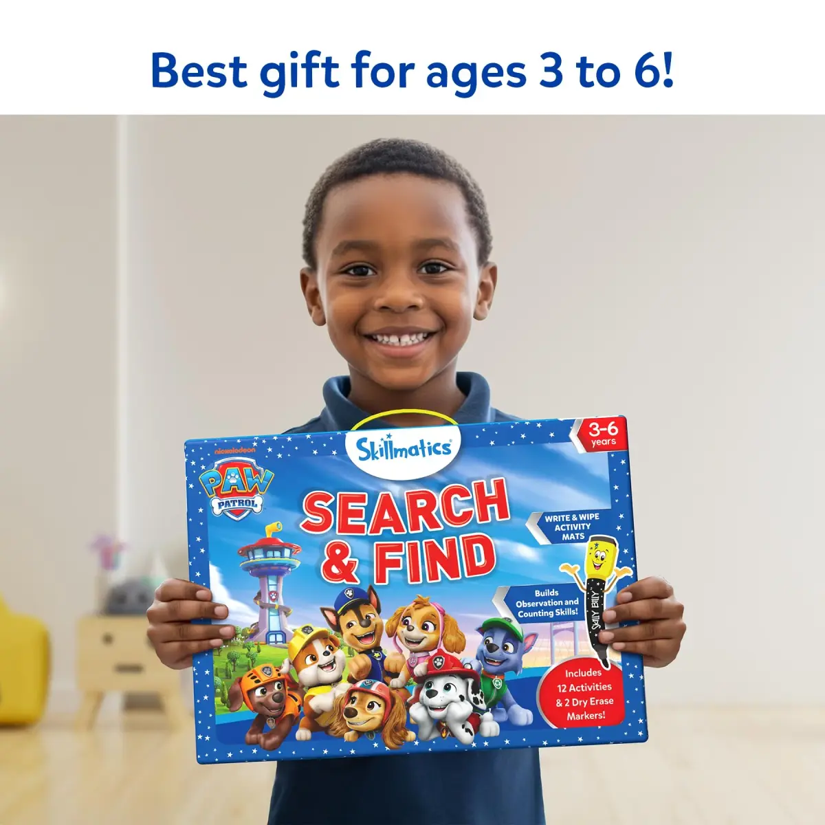 Skillmatics Search and Find PAW Patrol Edition Activity Mats | 6 Wipe-Clean Mats, 2 Markers, 1 Duster, 1 Certificate - view 7