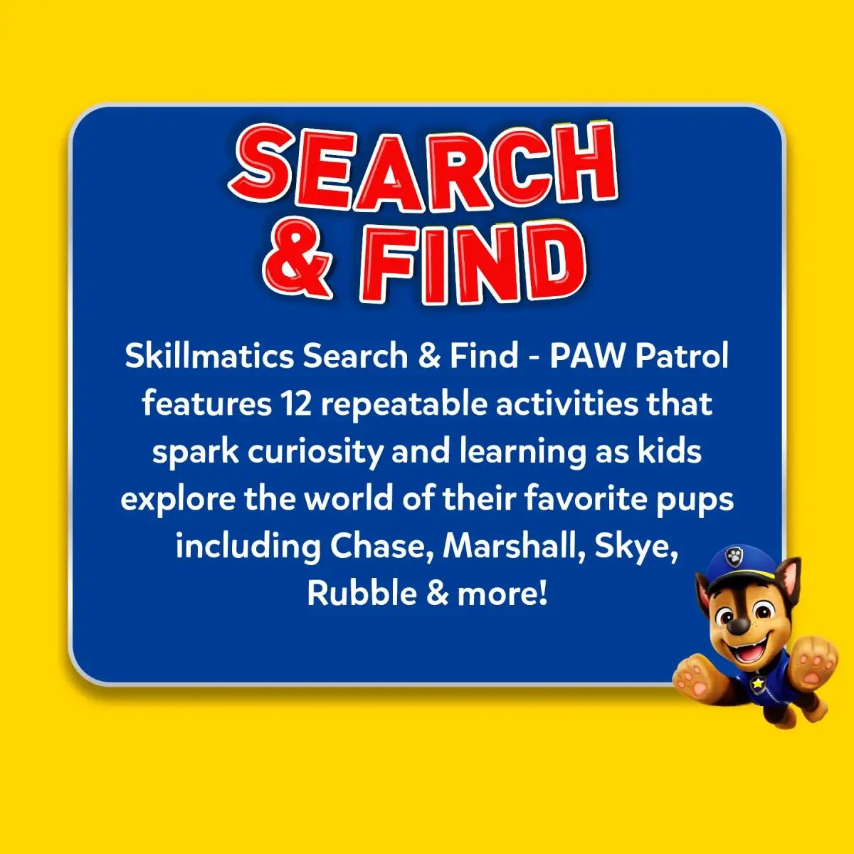 Skillmatics Search and Find PAW Patrol Edition Activity Mats | 6 Wipe-Clean Mats, 2 Markers, 1 Duster, 1 Certificate - view 8