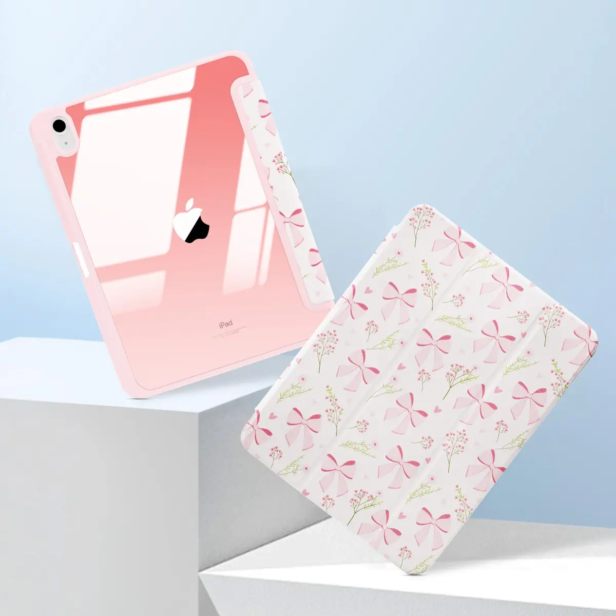 MrARTIST for iPad A16/10th Gen Case with Pencil Holder, Bow Flowers | Durable & Stylish - view 6