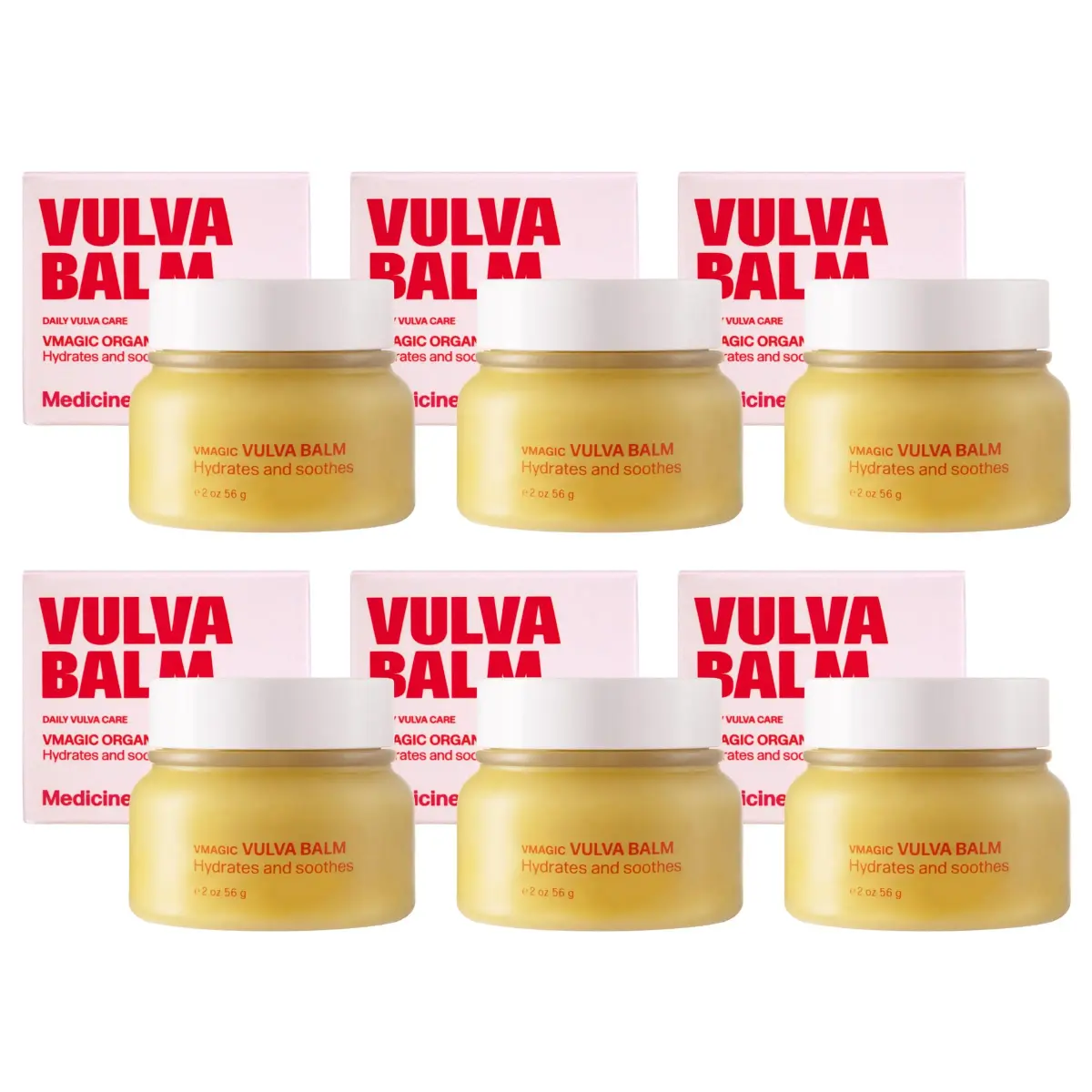 Medicine Mama's Apothecary Organic Vulva Balm 6 Pack | Intimate Skin Care for Women - main product image