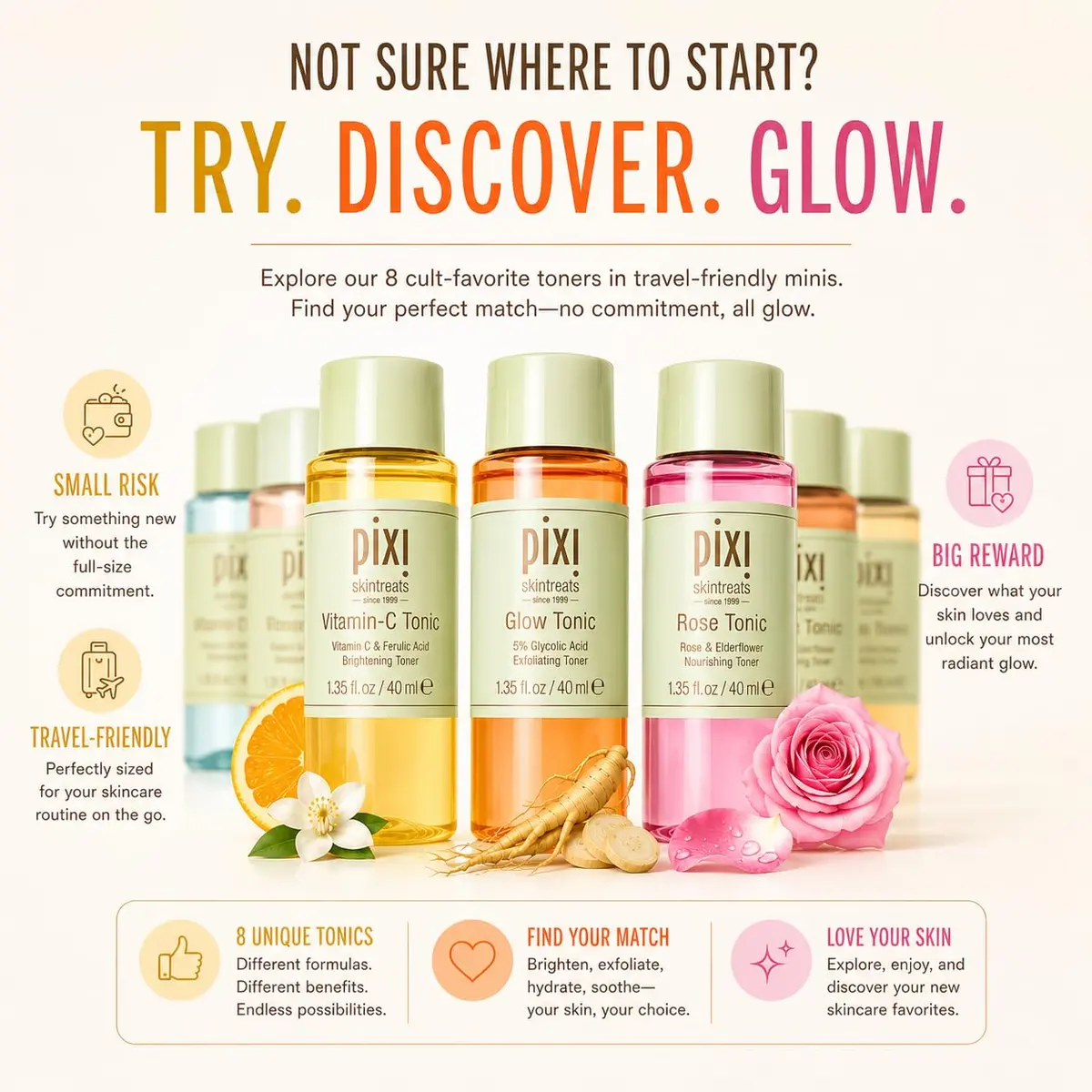 Pixi Hydrating Toner Trio | Gently Exfoliates, Brightens & Calms | Made in Korea - view 7