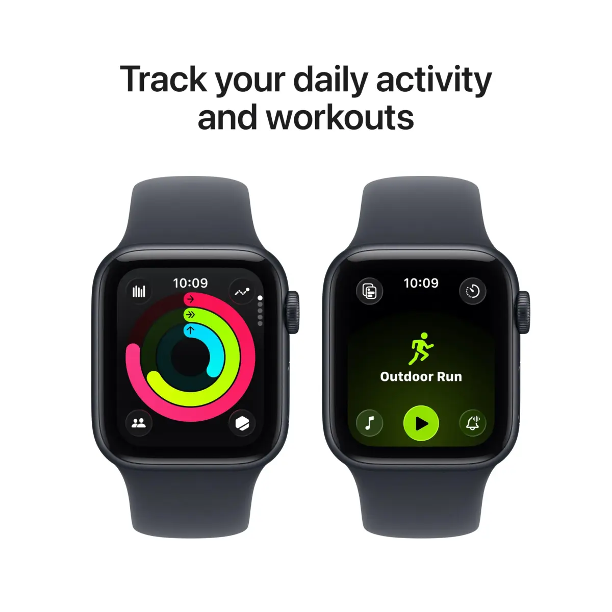 Apple Watch SE 3 GPS 40mm Midnight Aluminium Case with Midnight Sport Band S/M | Health & Fitness Tracking - view 5