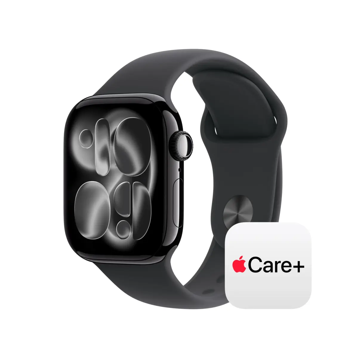 Apple Watch Series 11 GPS + Cellular 42mm Gold Titanium Smartwatch with Light Blush Sport Band | Health Monitoring & Hypertension Alerts - main product image