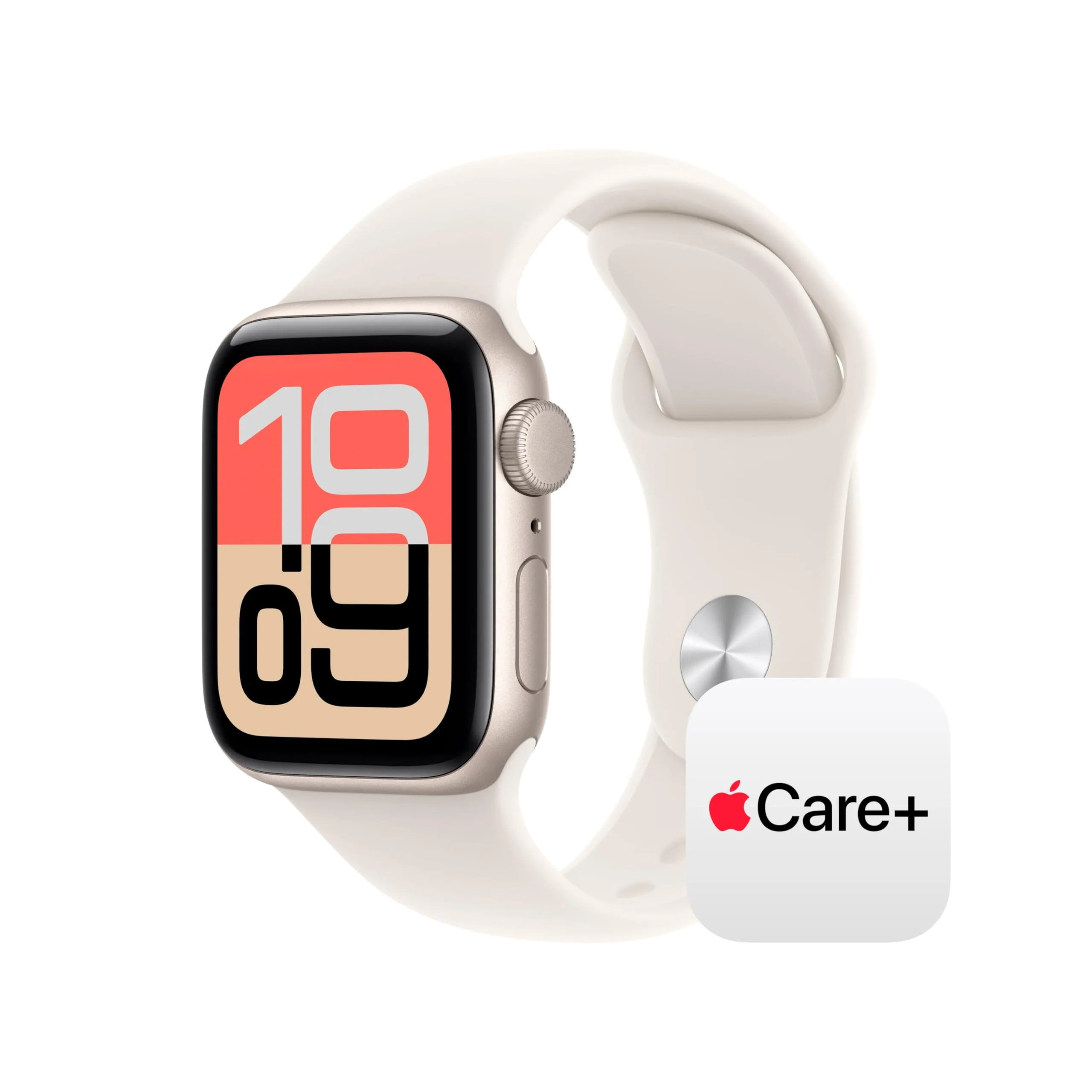 Apple Watch SE 3 GPS 40mm Smartwatch | Starlight Aluminium Case with Starlight Sport Band - main product image