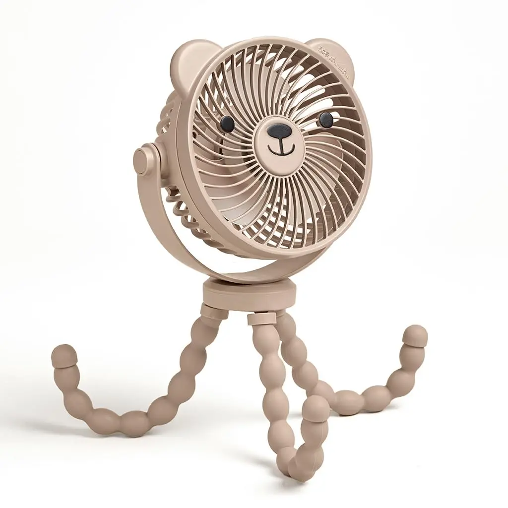 Itzy Ritzy Baby Stroller Fan with Wraparound Legs & USB Rechargeable Battery | 3-Speed Portable Cooling - main product image