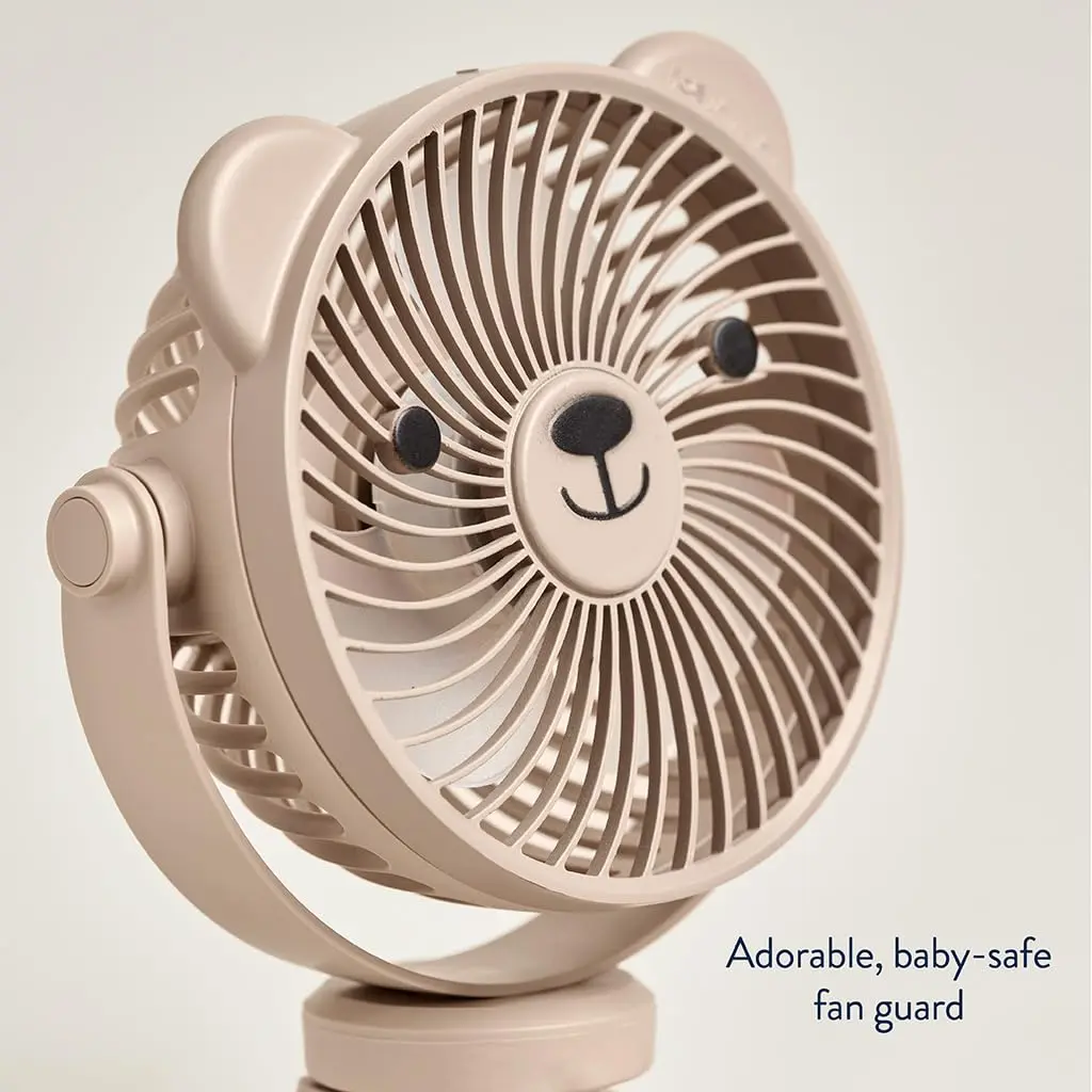 Itzy Ritzy Baby Stroller Fan with Wraparound Legs & USB Rechargeable Battery | 3-Speed Portable Cooling - view 7