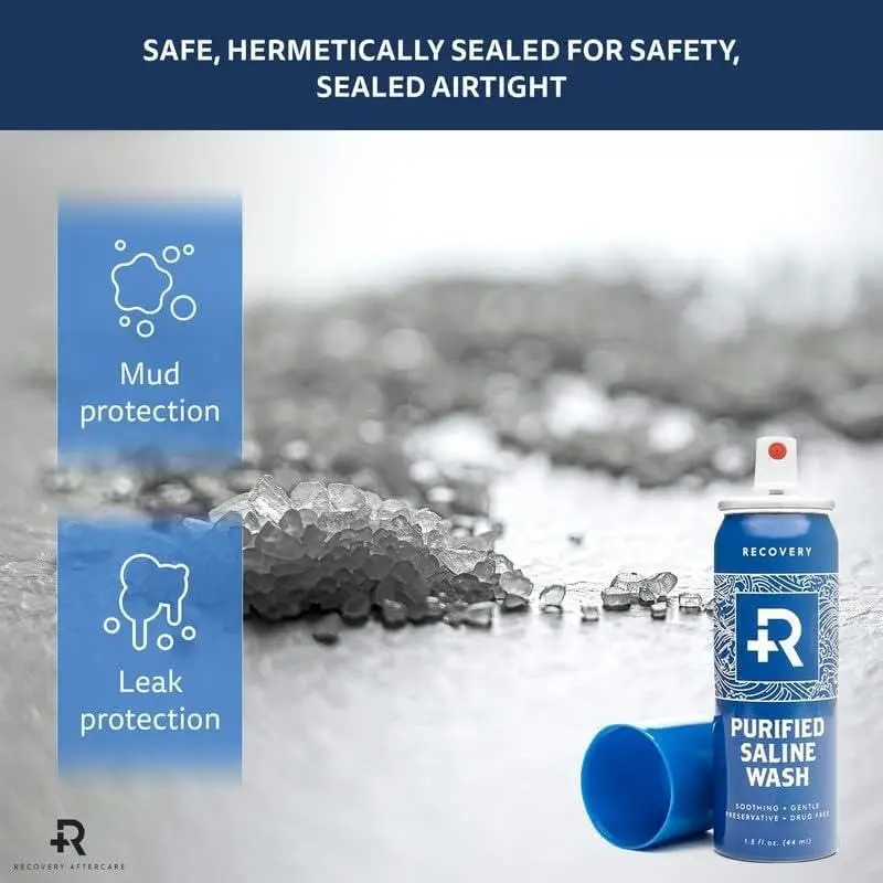 Recovery Aftercare Piercing Saline Spray 1.5 Fl Oz | Supports Healing & Safety with 24 Cans - view 8