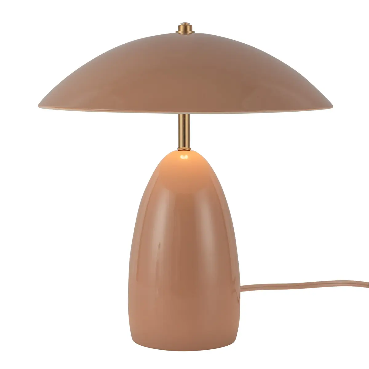 Alora Lighting Table Lamp Poppy - Dimmable LED - 12 in TL437012PEC | Peach Flower Accent for Indoor Decor - main product image