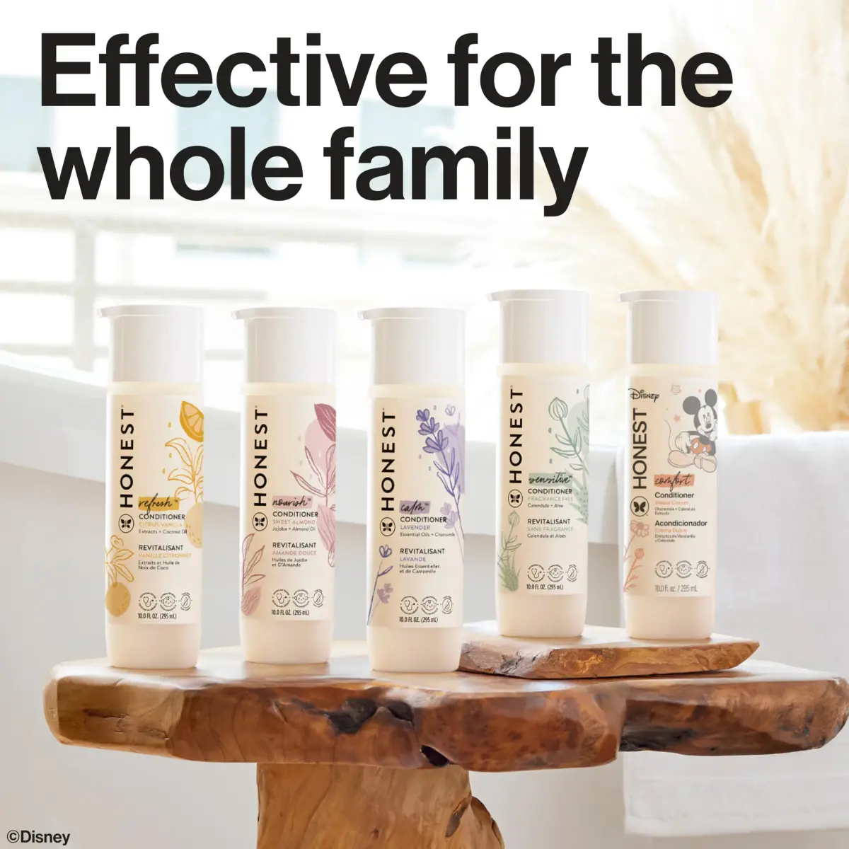 The Honest Company Disney Mickey Mouse Comfort Sweet Cream Conditioner 295ml (10 Fl Oz) | Tear-Free Formula for All Hair Types - view 7