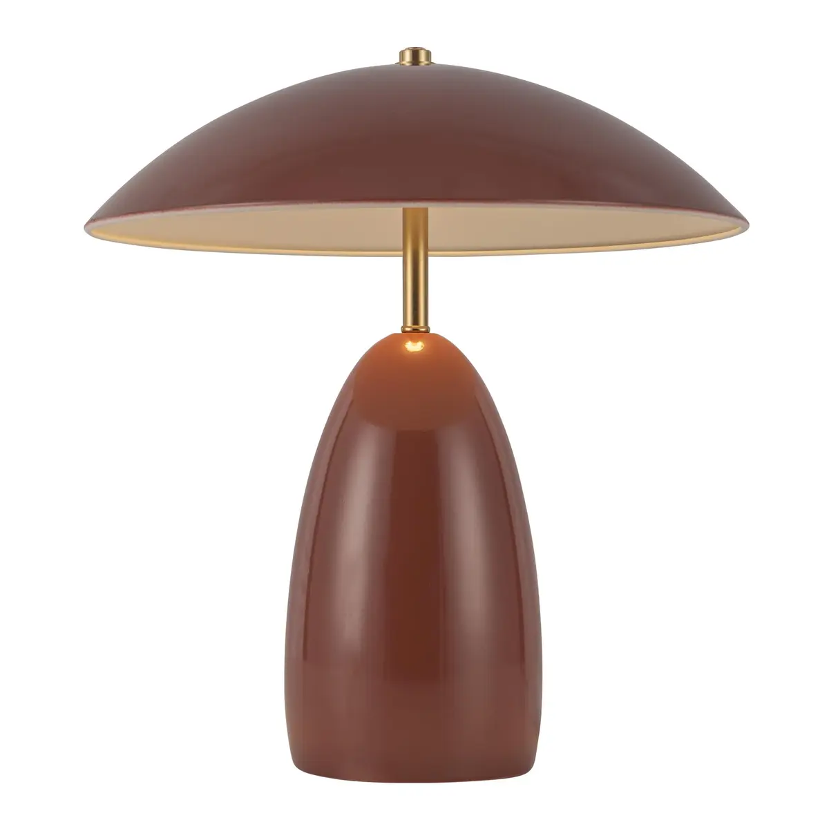 Alora Lighting Table Lamp Poppy - LED Dimmable Burgundy - 12 in TL437012 | Floral Contemporary Indoor Light - view 3