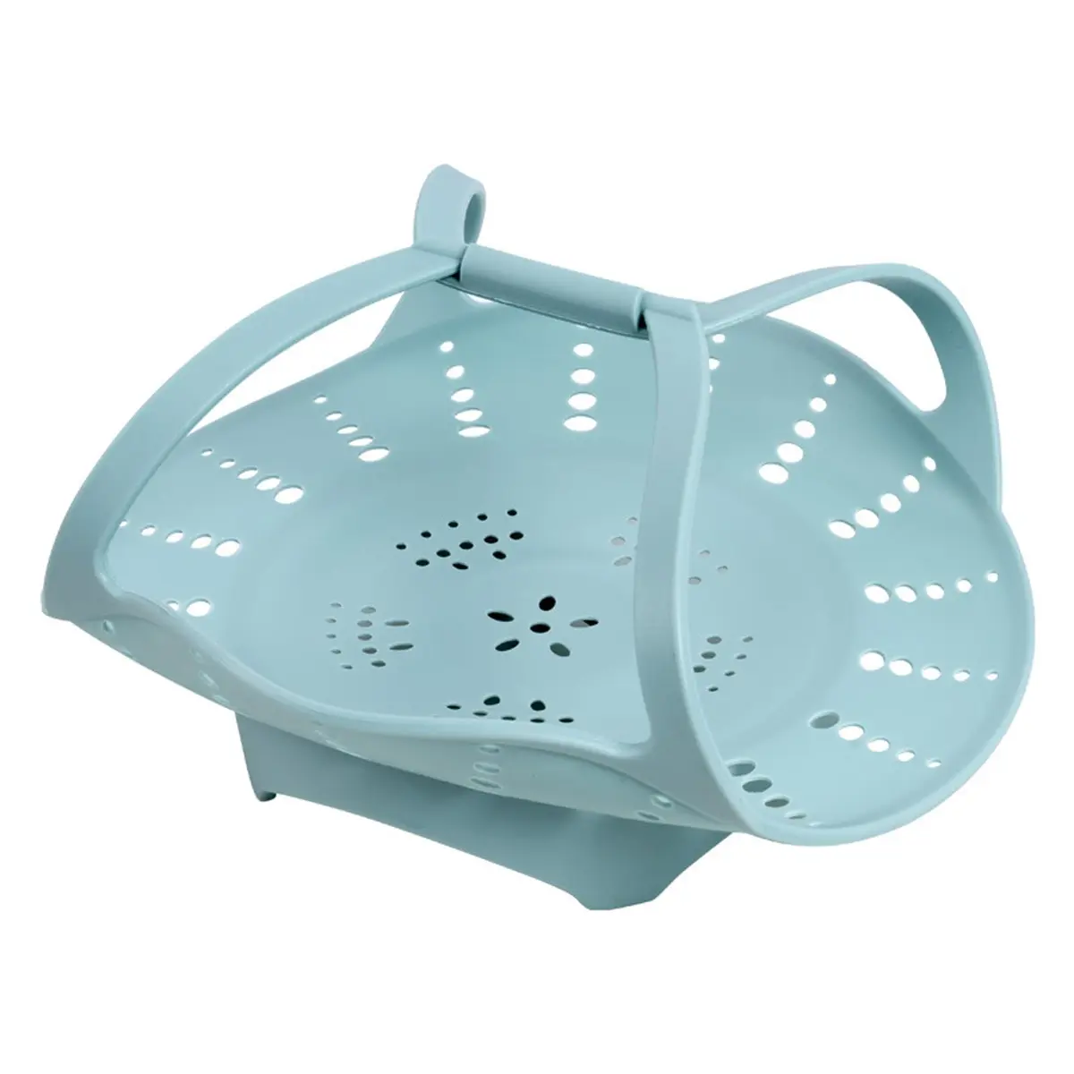 Vbvbip Collapsible Silicone Steamer Basket Small Size | Foldable Microwave Safe Kitchen Essential - main product image