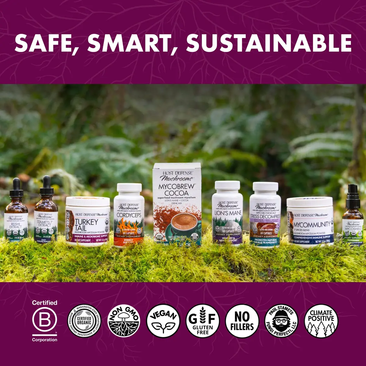 Host Defense Turkey Tail Capsules 240 Count (120 Ct Each) | Immune & Digestive Support - view 7