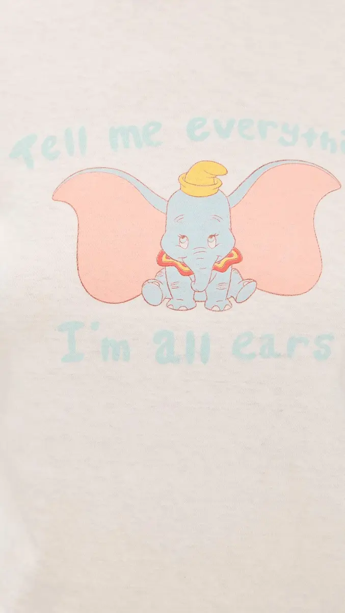 RE/DONE Womens 60s Slim Ringer TEE Dumbo | Crew Neck, Vintage White, Large - view 6
