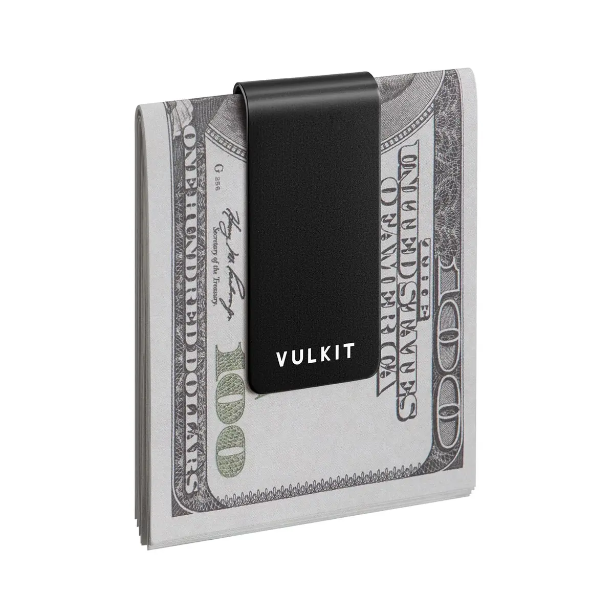 VULKIT Stainless Steel Money Clip Cash Holder with Double Clip Design | Slim & Lightweight - main product image