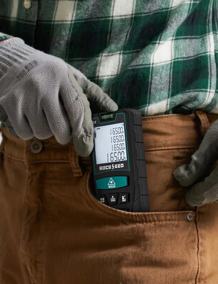 RockSeed Laser Measure 328Ft Deep Blue | High Accuracy & Portable Laser Distance Meter - view 6