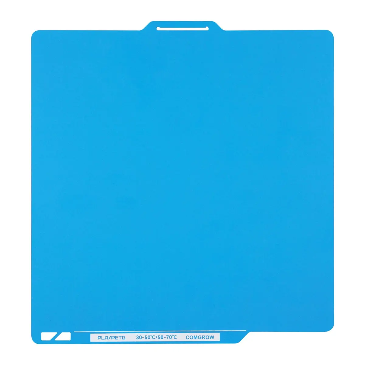 Comgrow ArcticGrip Aurora Build Plate 257x257mm | Frost Matte Blue Cold Print Surface for Bambu Lab A1/P1/X1 - main product image