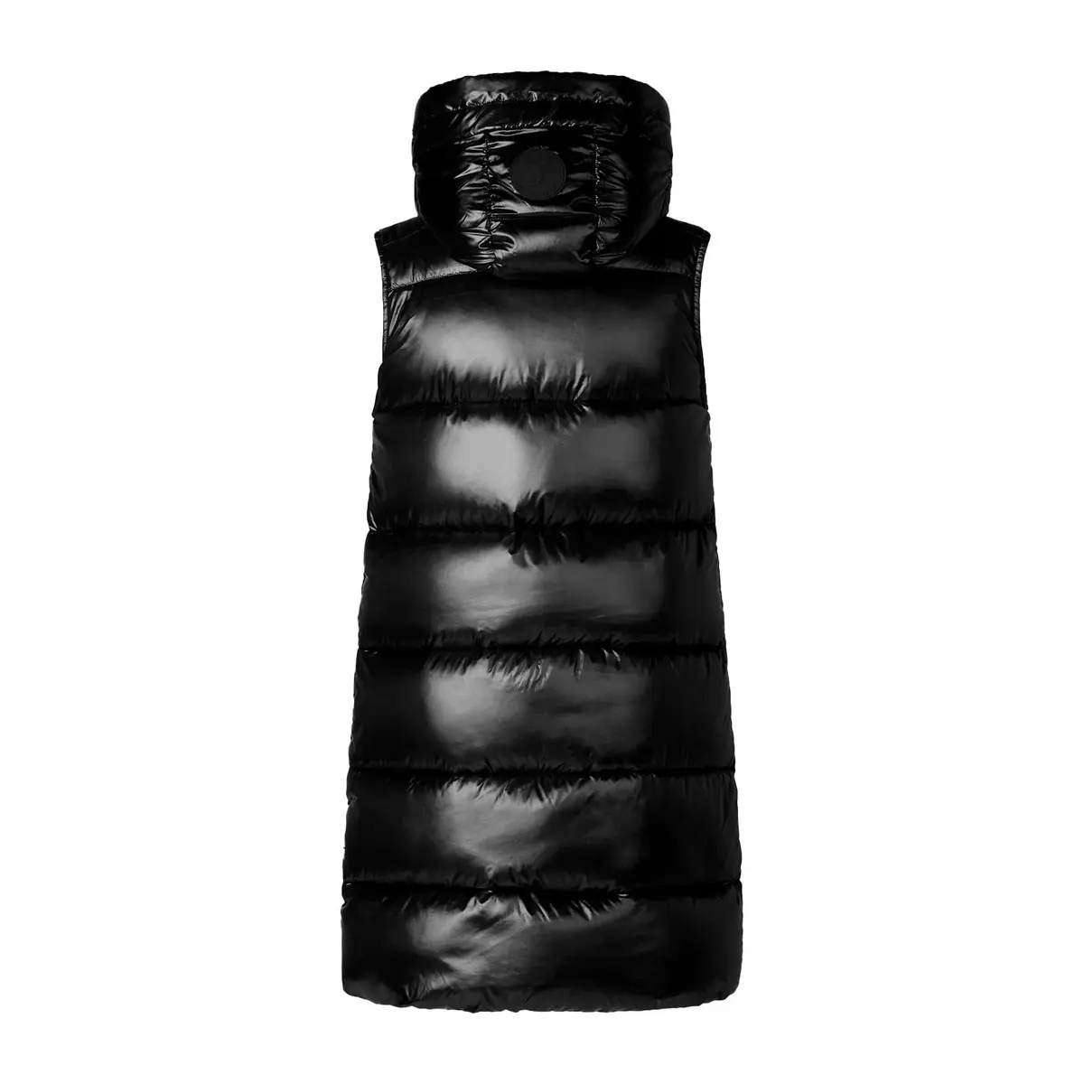 Save The Duck Iria Long Hooded Puffer Vest | Animal-Free Down, Windproof & Water-Resistant (70-120c) - view 3