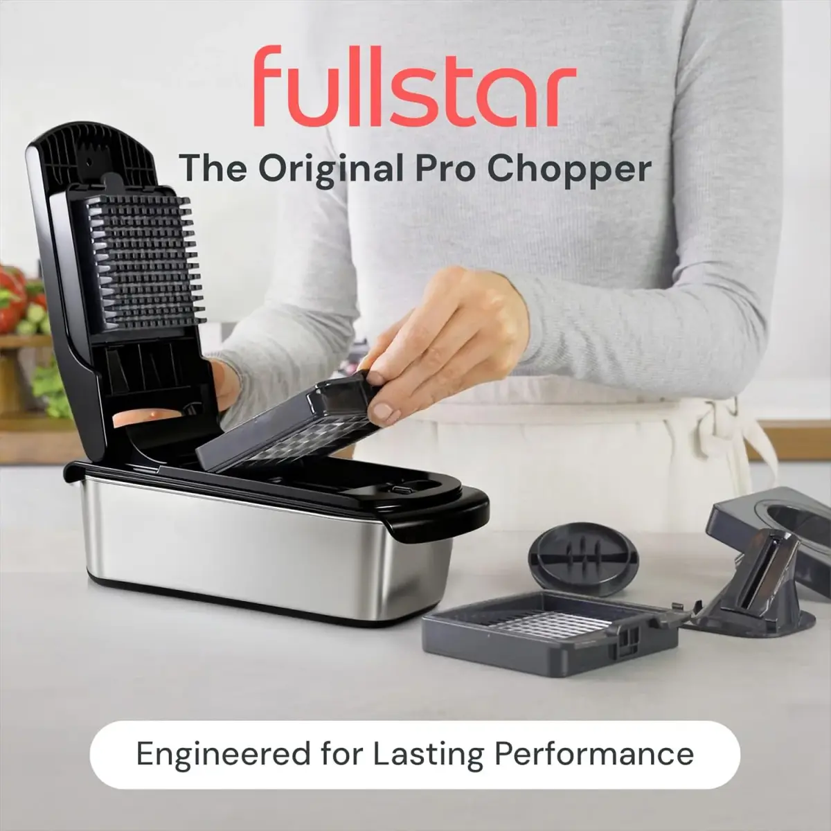 Fullstar Pro Original Vegetable Chopper & Spiralizer 1.2L (5 Cups) | Quick Kitchen Prep Tool - view 2