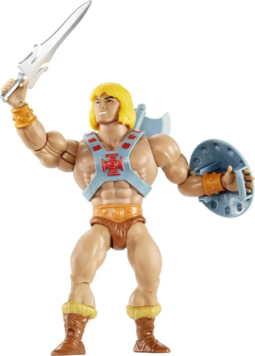Masters of the Universe Origins He-Man 14cm (5.5-Inch) Action Figure | Retro Style with 16 Articulation Points - main product image