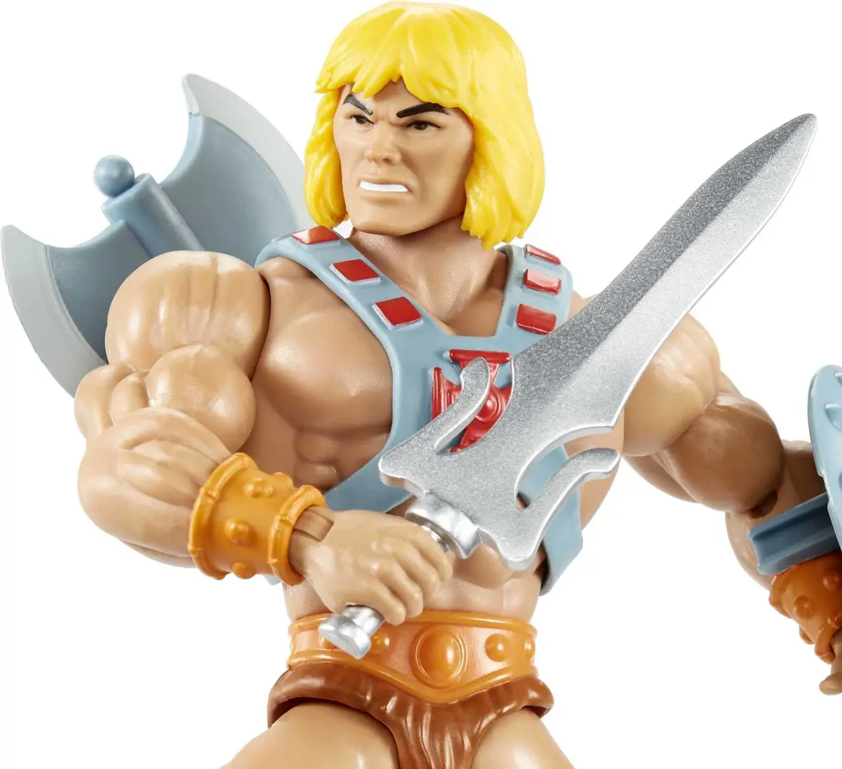 Masters of the Universe Origins He-Man 14cm (5.5-Inch) Action Figure | Retro Style with 16 Articulation Points - view 3