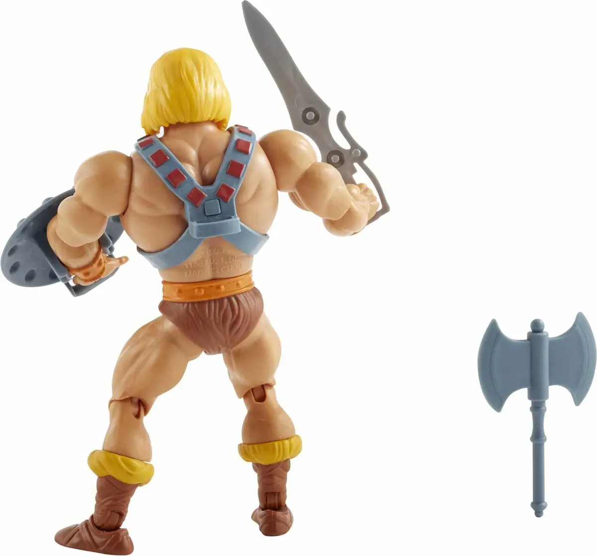 Masters of the Universe Origins He-Man 14cm (5.5-Inch) Action Figure | Retro Style with 16 Articulation Points - view 4