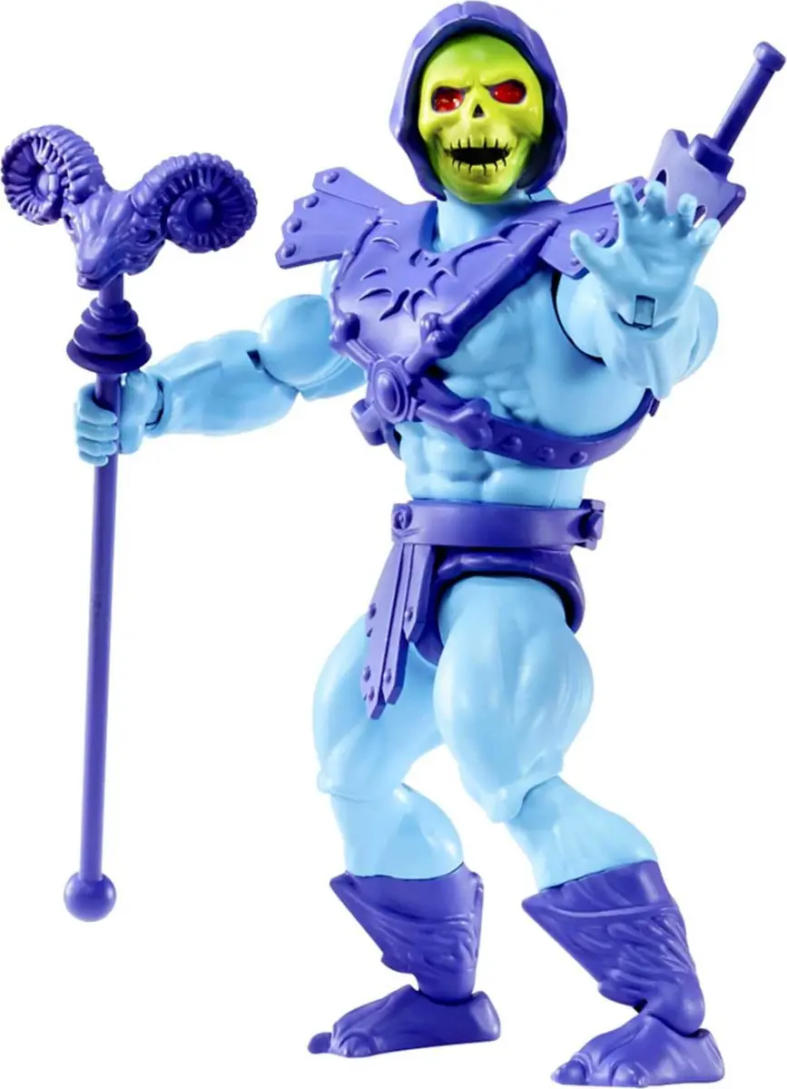 Masters of the Universe Origins Skeletor Action Figure 13.97 cm (5.5 Inches) | Retro Style with Modern Posability - view 5