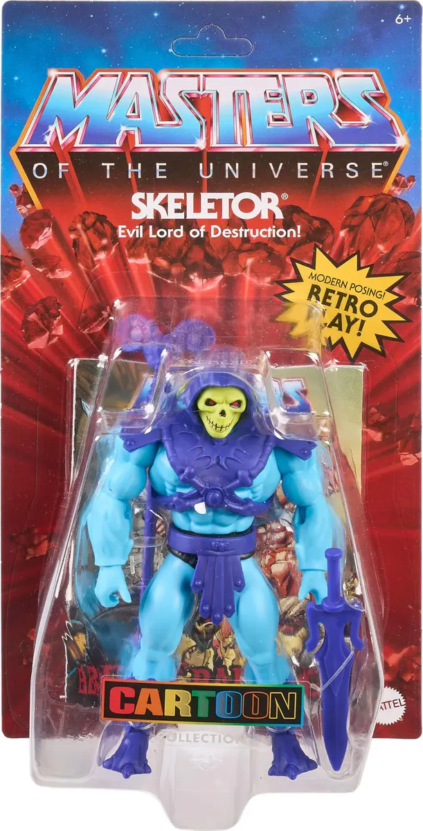Masters of the Universe Origins Skeletor Action Figure 13.97 cm (5.5 Inches) | Retro Style with Modern Posability - view 2