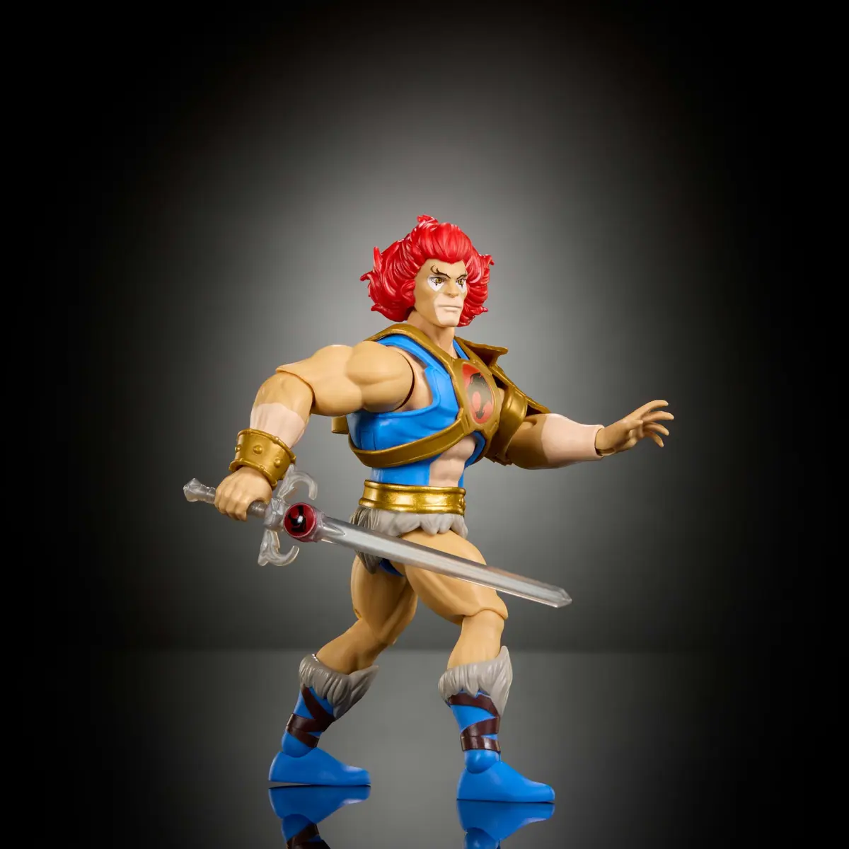 Masters of the Universe Lion-O Action Figure 5.5-inch | Nostalgic 80s Crossover Toy with Articulation & Collector Card - view 5