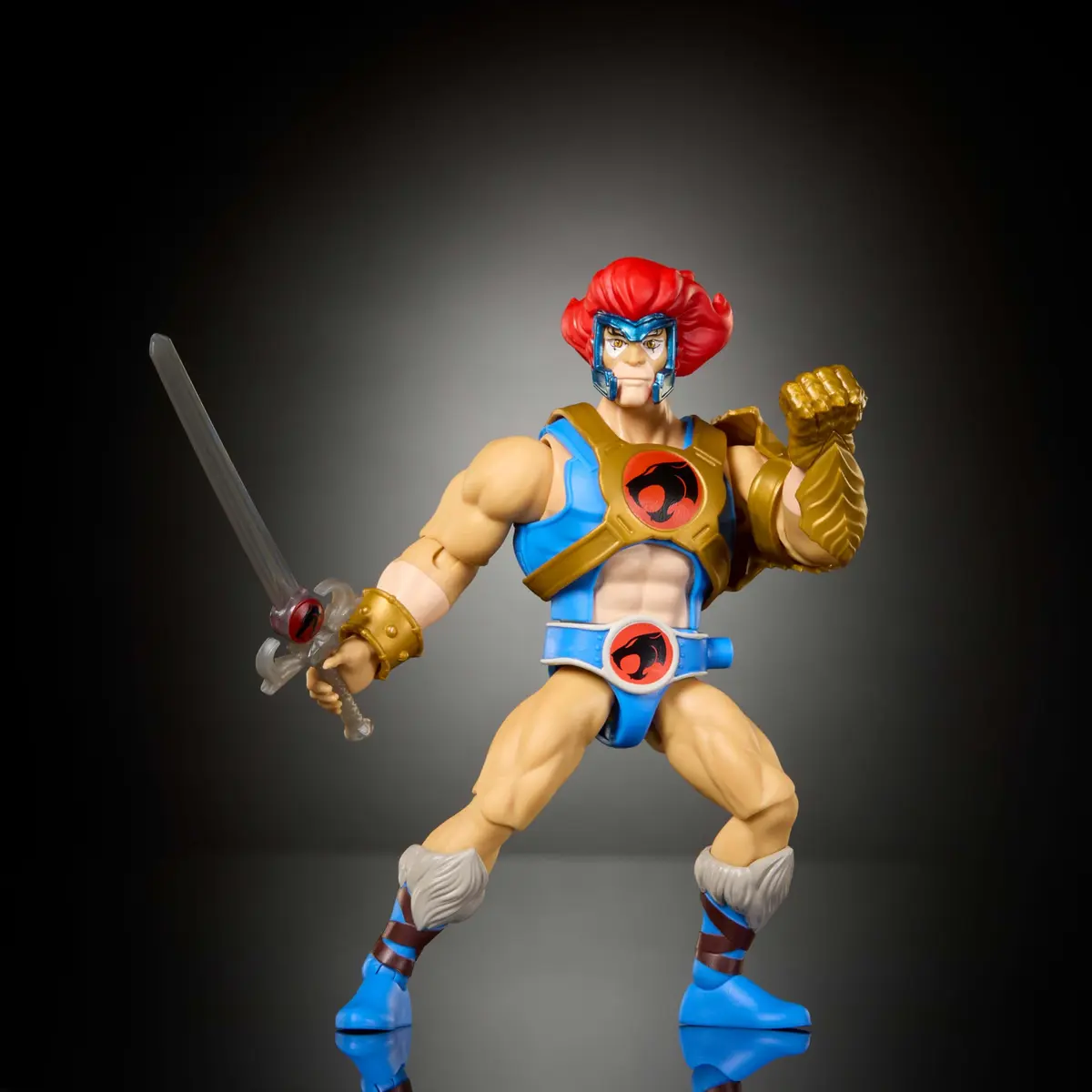 Masters of the Universe Lion-O Action Figure 5.5-inch | Nostalgic 80s Crossover Toy with Articulation & Collector Card - view 4