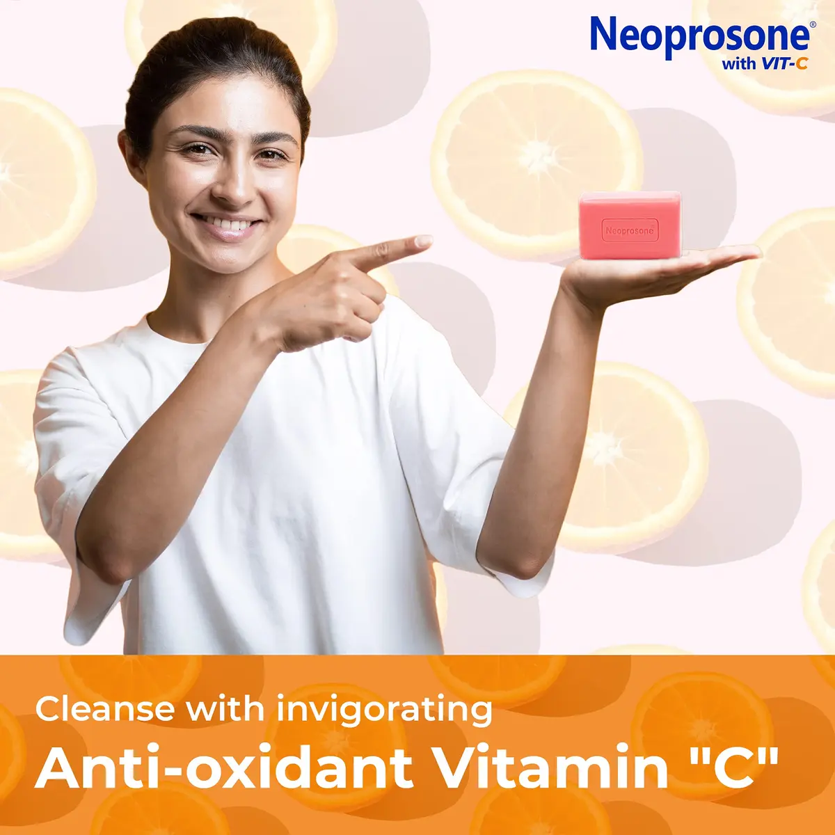 Neoprosone Skin Brightening Soap 200g | Exfoliating Bar with Vitamin C & Castor Oil for Spot Reduction - view 6