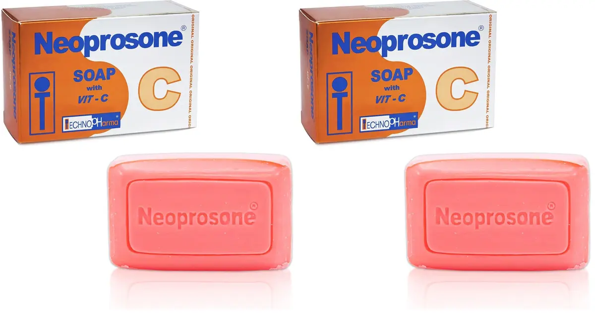 Neoprosone Skin Brightening Soap, 80 g | Fades Dark Spots & Brightens Skin - main product image