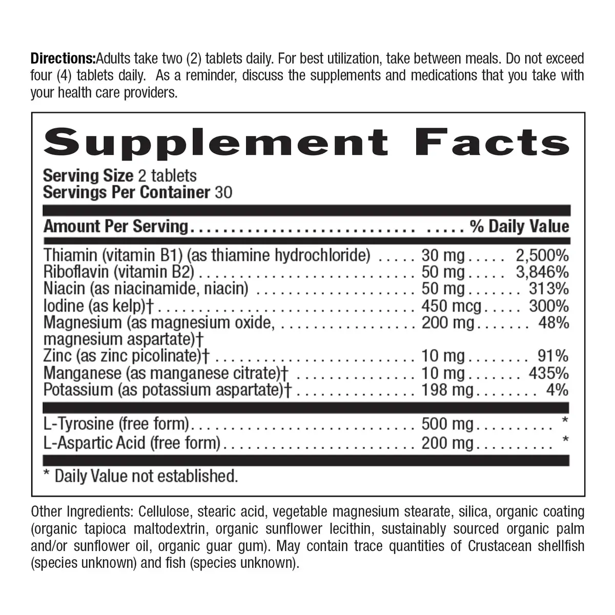 Country Life Thyro-Max Support - Kelp-Derived Iodine & L-Tyrosine | Supports Thyroid & Metabolism - view 7