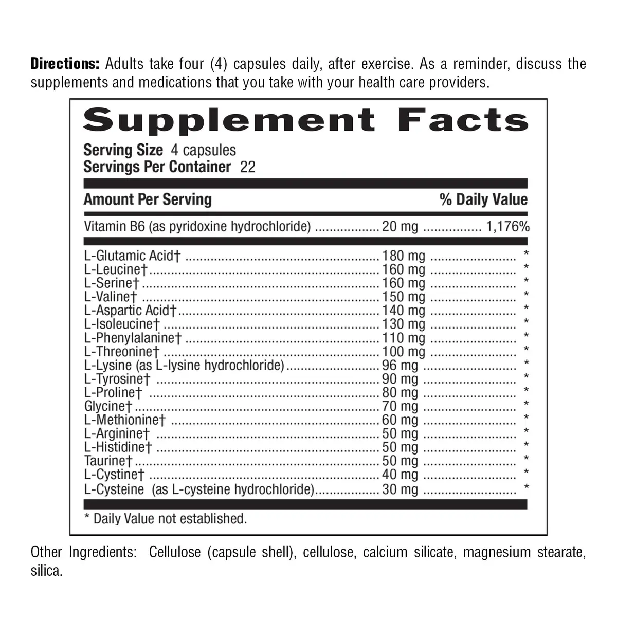 Country Life Maxi-Amino with 16 Free Form Amino Acids | Vegetarian Capsules, Gluten Free - view 5
