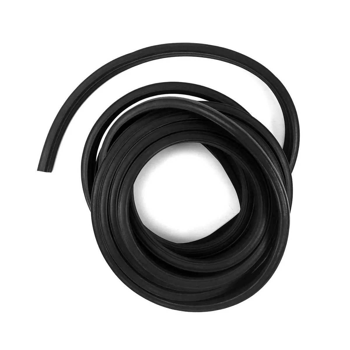 QWORK 20 Feet EPDM Rubber Trim Seal with Top Bulb | Fits Edge 1/16" to 1/8" (Pack of 2) - view 7