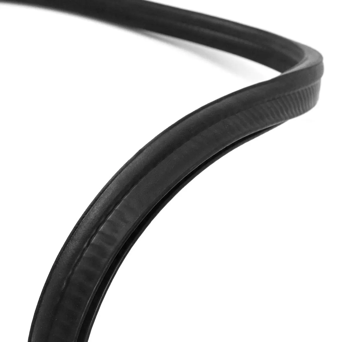 QWORK 20 Feet EPDM Rubber Trim Seal with Top Bulb | Fits Edge 1/16" to 1/8" (Pack of 2) - view 2