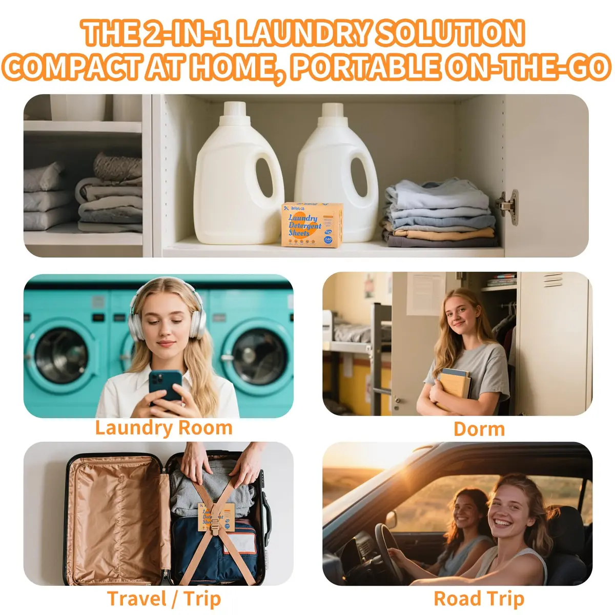 Bellaluce Laundry Detergent Sheets 240 Loads | Eco-Friendly & Portable - view 5