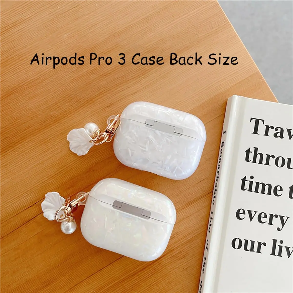 OTOPO Airpods Pro 3 Case Colorful | Support Wireless Charging & Pearl Keychain - view 6