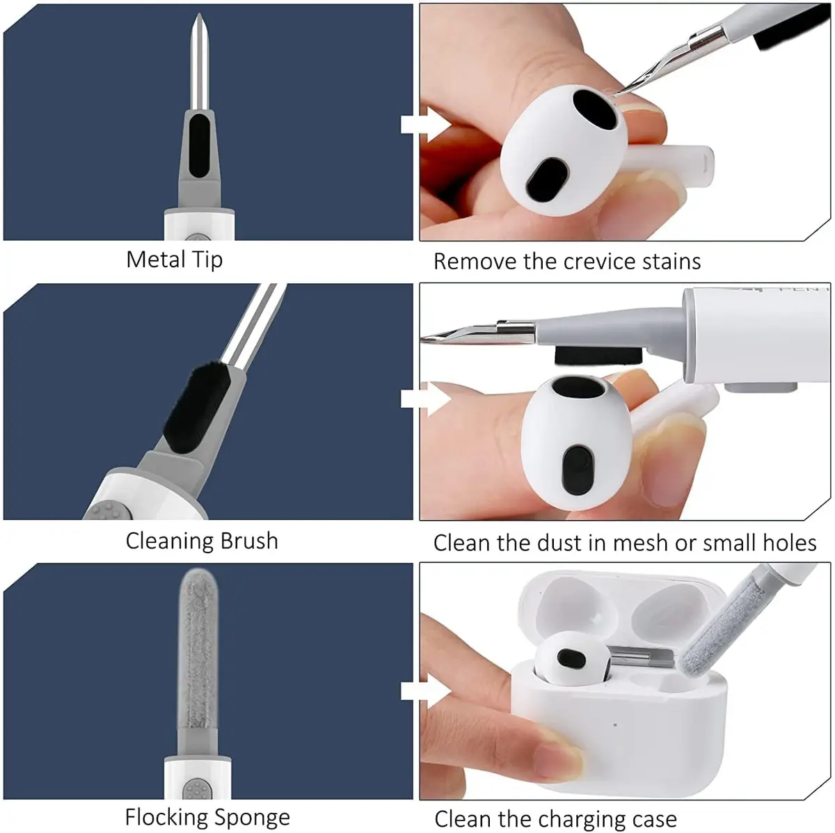 OTOPO Airpods Pro 3 Case Colorful | Support Wireless Charging & Pearl Keychain - view 7
