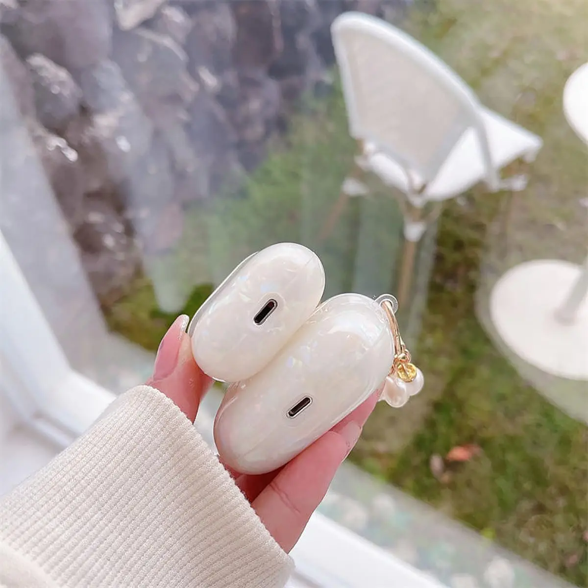 OTOPO Airpods Pro 3 Case Colorful | Support Wireless Charging & Pearl Keychain - view 9