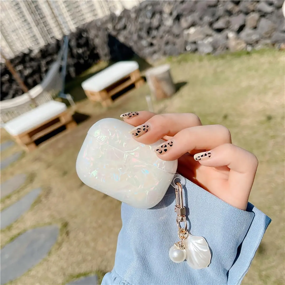 OTOPO Airpods Pro 3 Case Colorful | Support Wireless Charging & Pearl Keychain - view 2