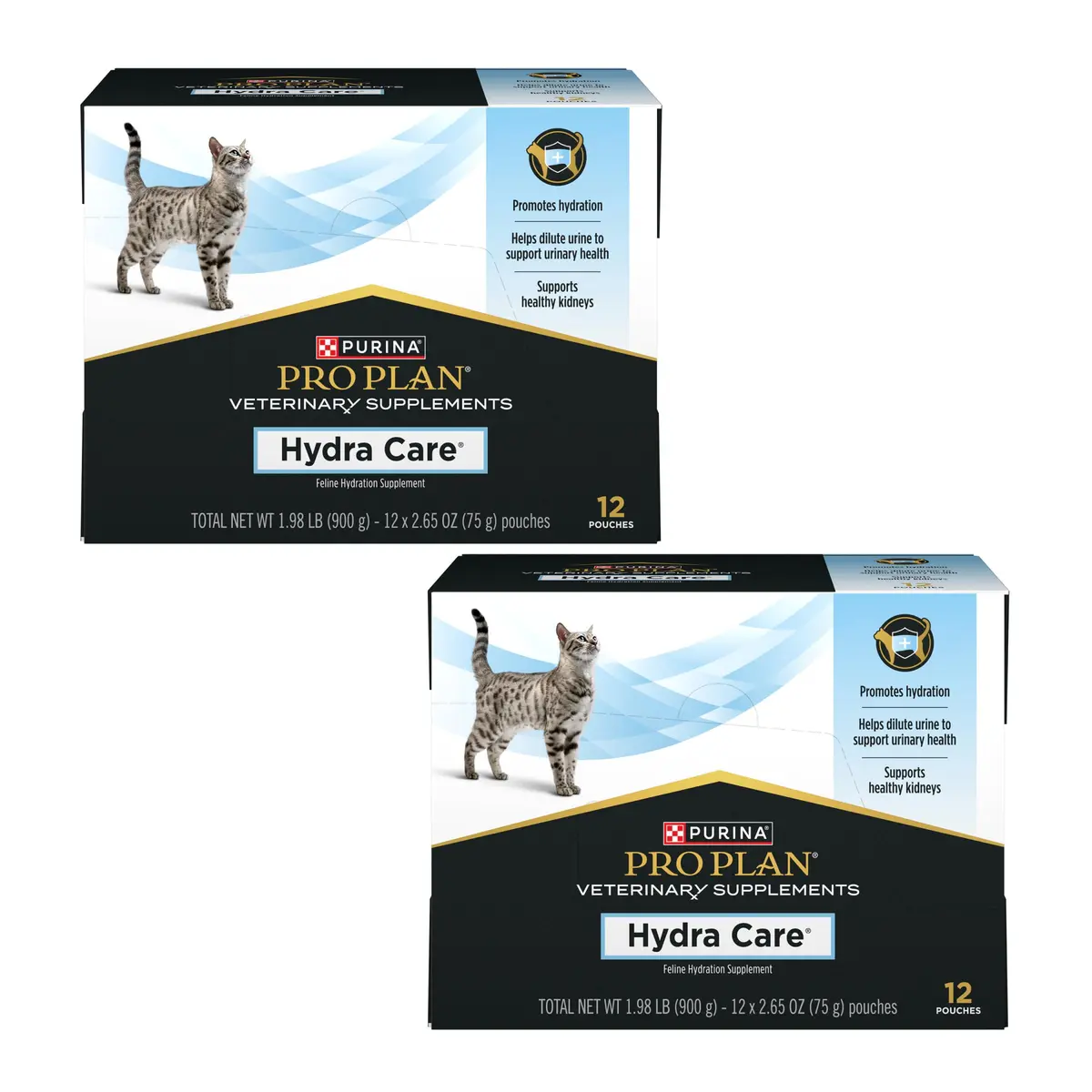 Pro Plan Veterinary Hydra Care Cat Hydration Supplement 24 Pouches | Supports Kidney & Hydration - main product image