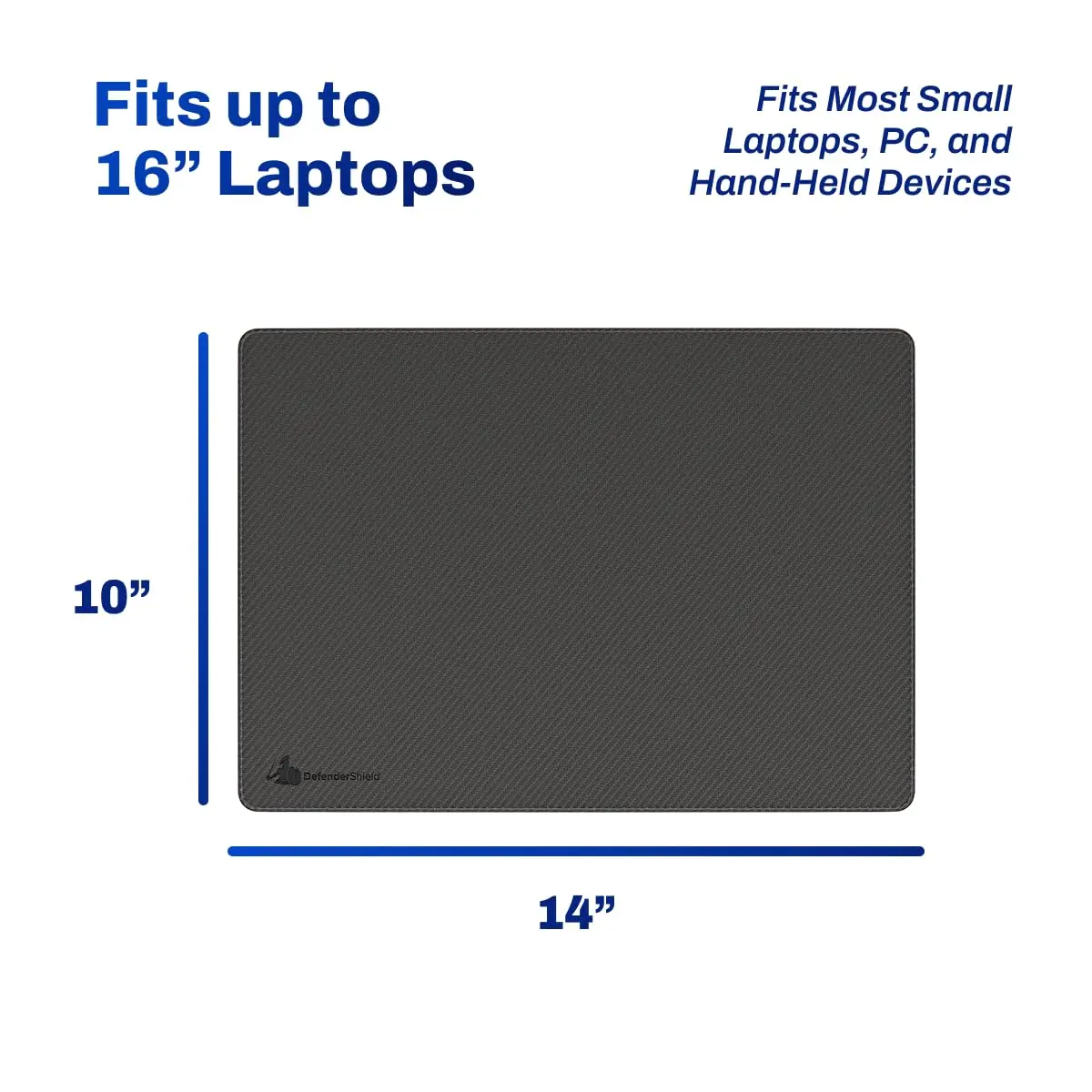 DefenderShield Laptop Pad for EMF Protection | Full Spectrum EMF Blocker for Up to 16” Laptops - view 4