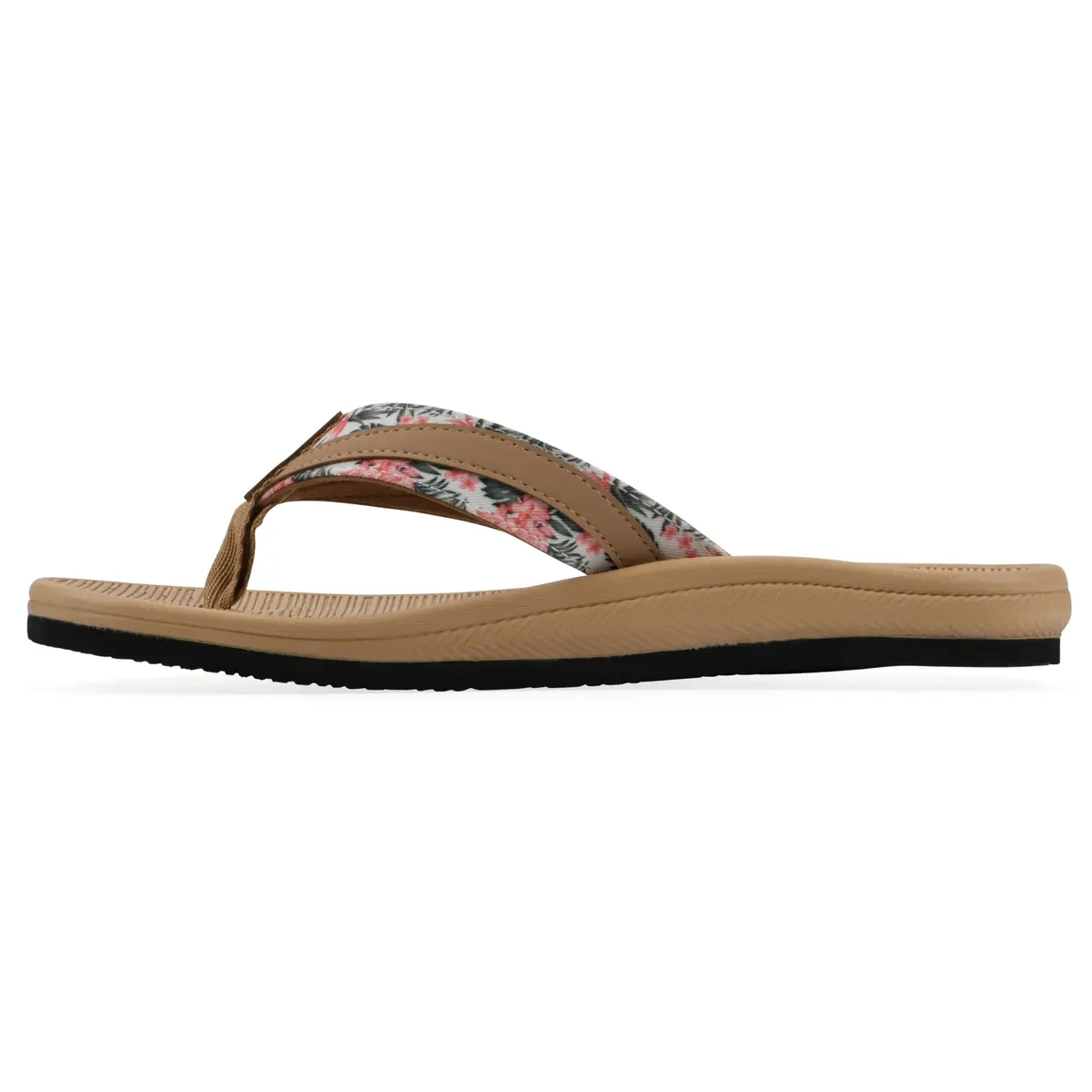 Island Surf Women's Aruba Flip-Flop Sandal, Tan Print, 9 M | Cloud-like Cushion & Arch Support - view 4