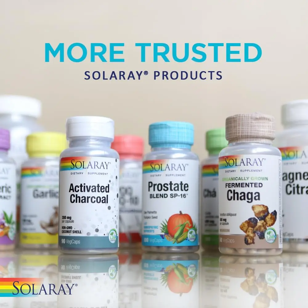 SOLARAY Food Carotene 50ct | Vitamin A Beta Carotene 25000IU for Skin & Eyes Support - view 4