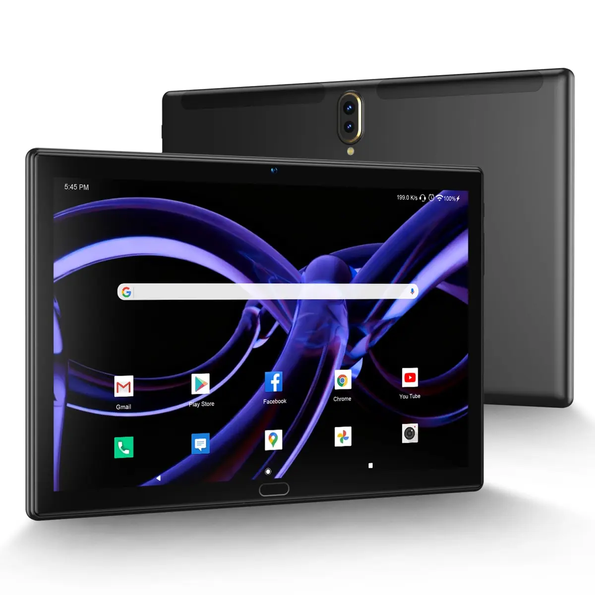 ANTEMPER 10.1 Inch Android Tablet 1280*800 IPS | Android 13, 6000mAh Battery, 8-Core, Wi-Fi & LTE, Black - main product image
